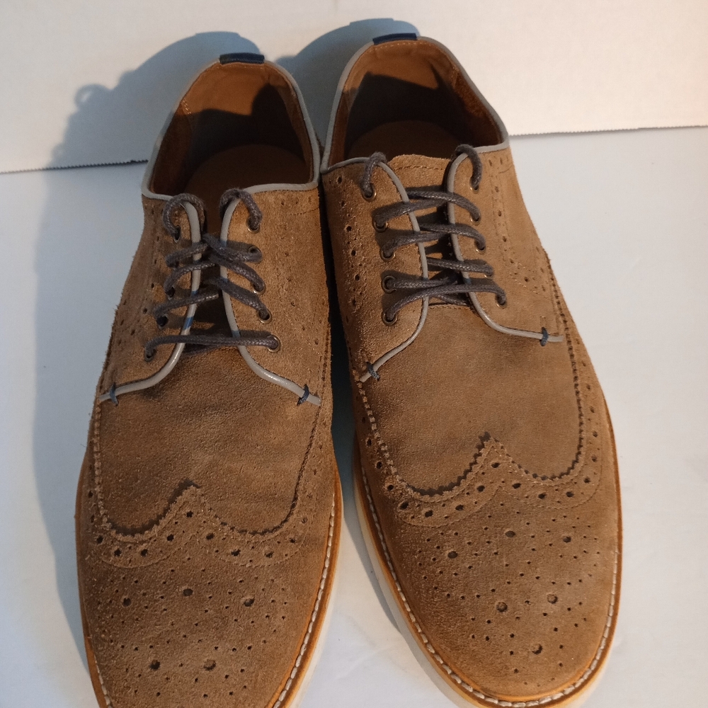BRAND NEW Blake Mckay Carson Oxfords Men's Size 9.5 M Dark Tan - Picture 5 of 12